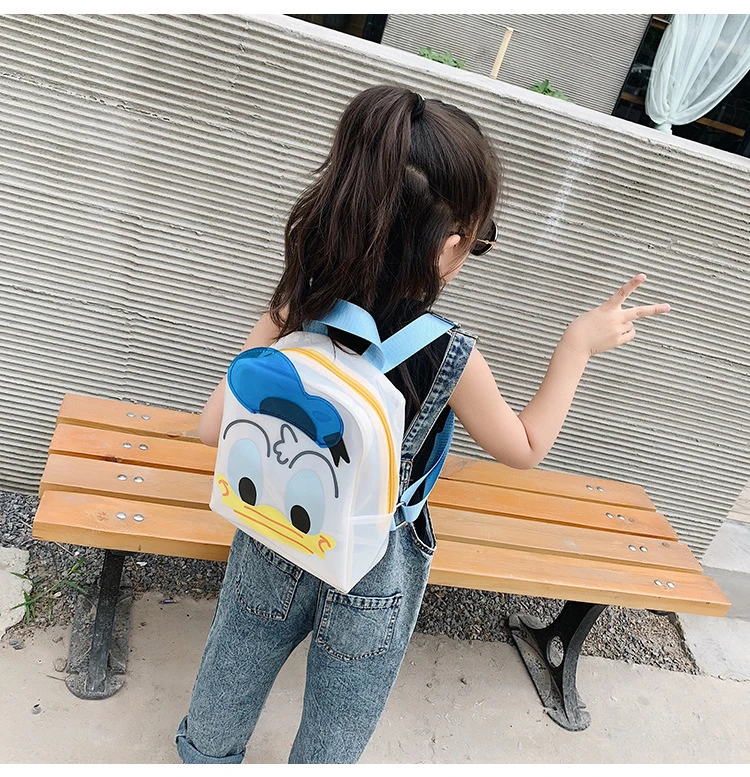 Детский рюкзак Дональд Дак милый маленький водонепроницаемый школьный для