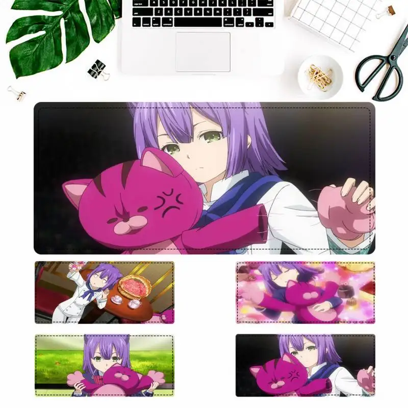 

Elegant Food Wars Shokugeki no Soma Momo Akanegakubo Gaming Mouse Pad Gamer Keyboard Maus Pad Desk Mouse Mat Game Accessories