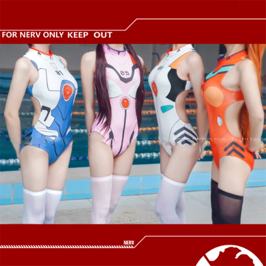 Костюм для косплея DVA Asuka с открытой промежностью эротическое нижнее белье без