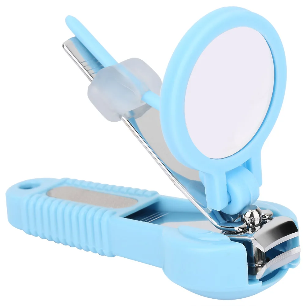 New Magnifying glass Safety Nail Clippers Scissors Cutter For Newborn Baby Convenient Daily Shell Shear Manicure Tool | Мать и ребенок