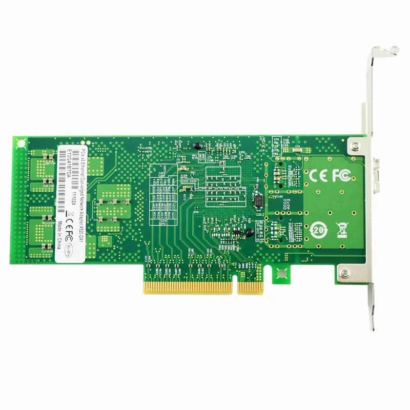 Сетевая карта 10 Гб PCI E NIC 82599EN чипсет для конвергентного сетевого адаптера Intel X520 DA1