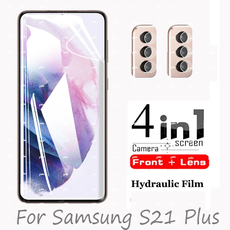 

Hydraulic Film for Samsung S21 plus Screen protector Protective on samung s21+ Camera Lens Tempered Glass 6.7" film cover