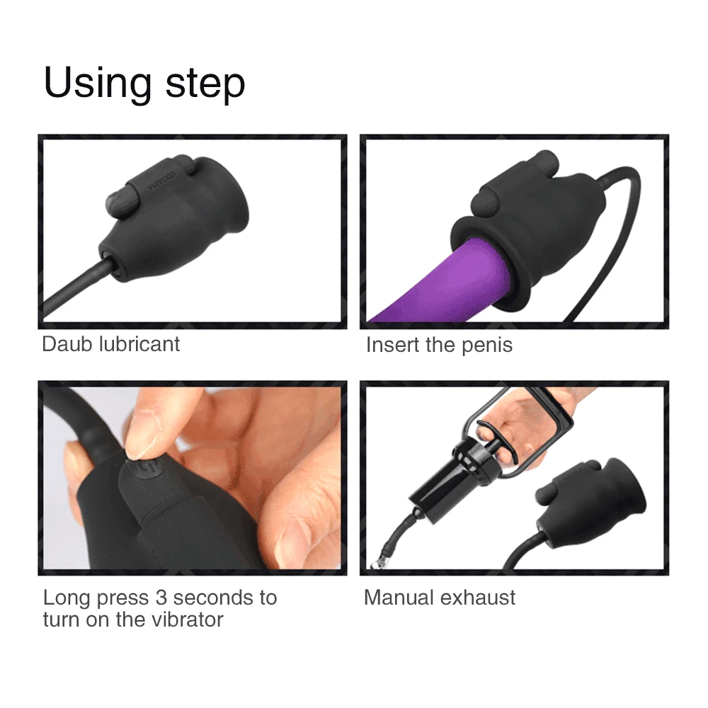 Взрослые Товары для мужчин Минет головки вибратор насос пениса массажер сосания