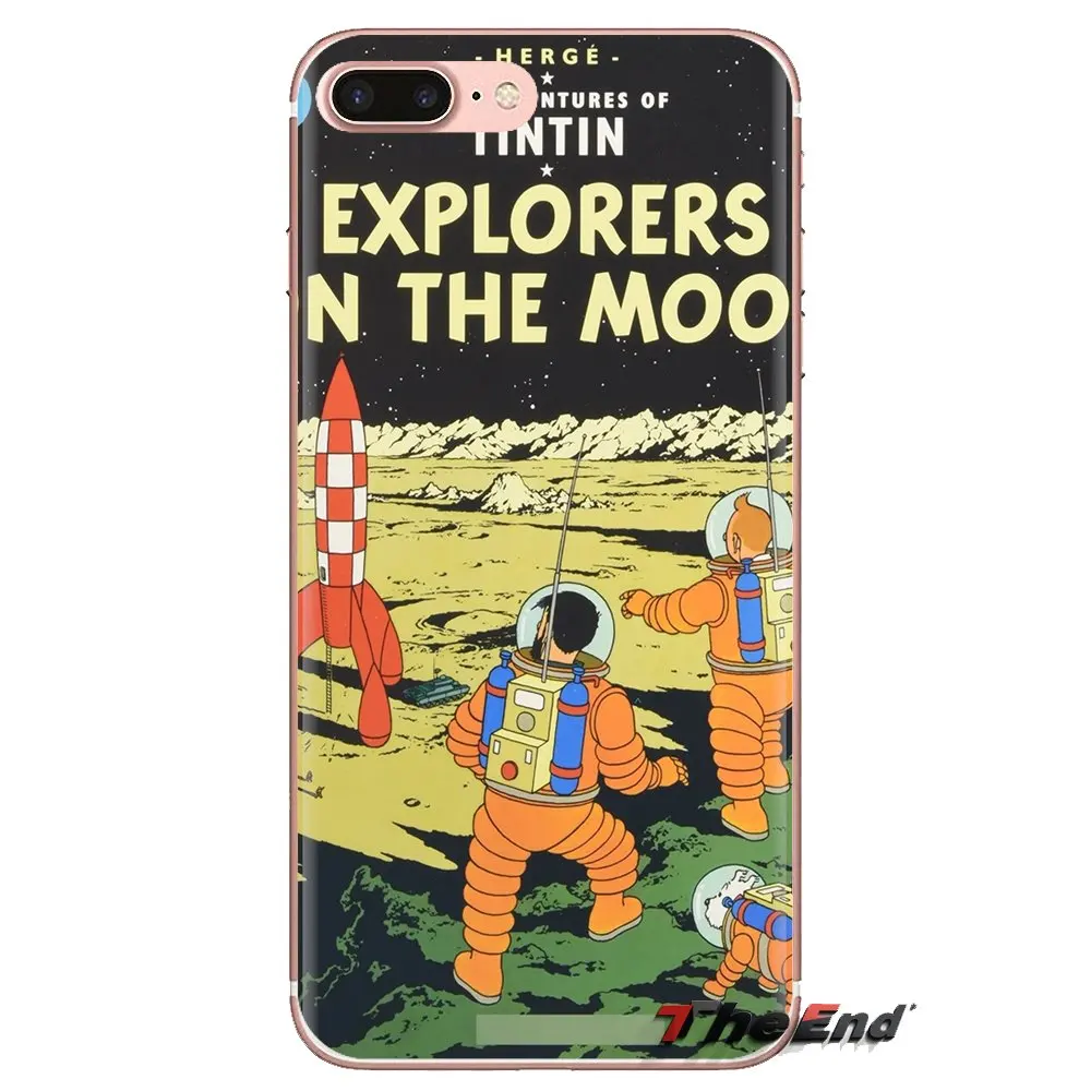The Adventures of Tintin For Huawei Honor 5A LYO-L21 Y6 II Compact Y5 2 Y5II Mate 10 Lite Nova 2i 9i Transparent TPU Case Covers |