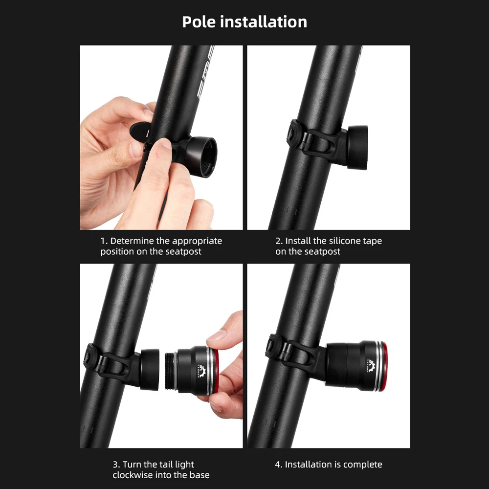 Комплект умных задних фонарей для велосипеда автоматический запуск/остановка