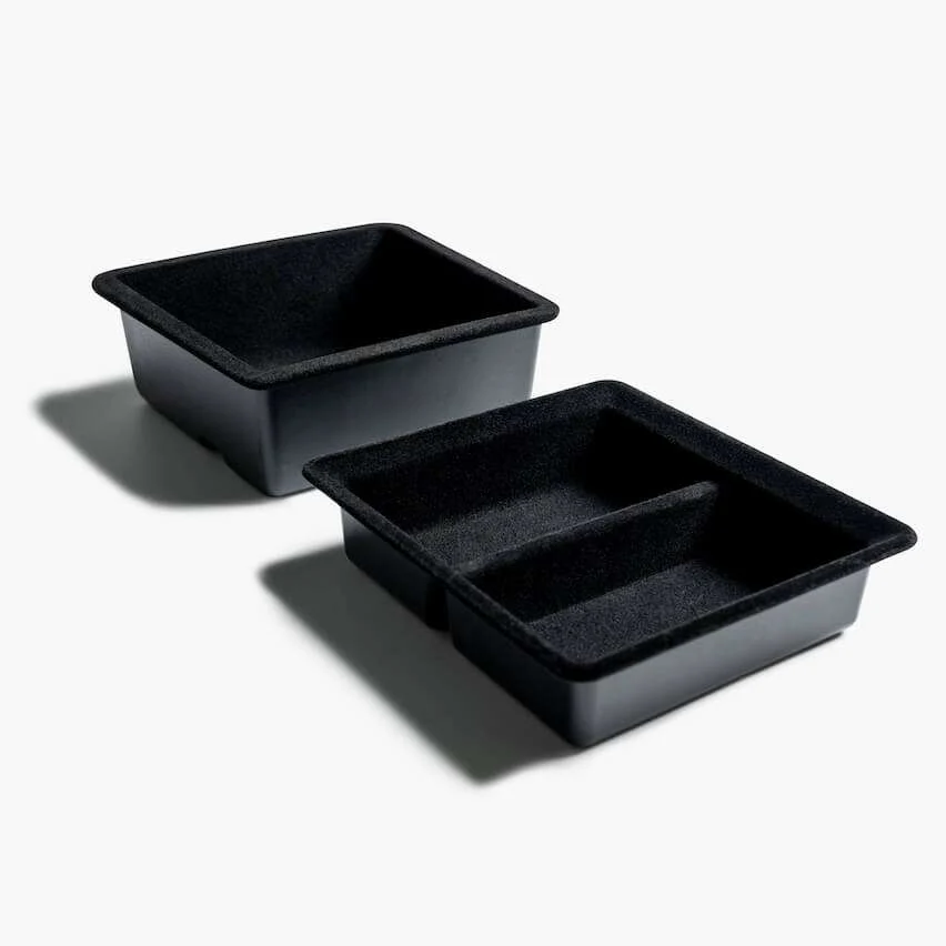 

For Tesla Model 3 Y 2021 2022 Central Console Armrest Storage Box Organizer ABS Flocking Containers Interior Car Accessories