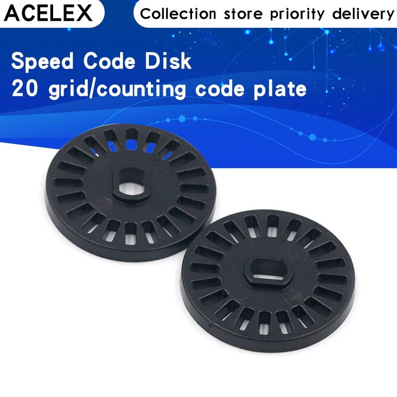 

10PCS Coded Disc Encoder 20 Holds Motor Speed Sensor for Robot Speed Test For arduino