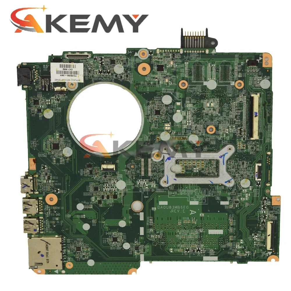 Высокое качество материнская плата для ноутбука HP 15-N DA0U83MB6E0 732086-501 с i5-4200U
