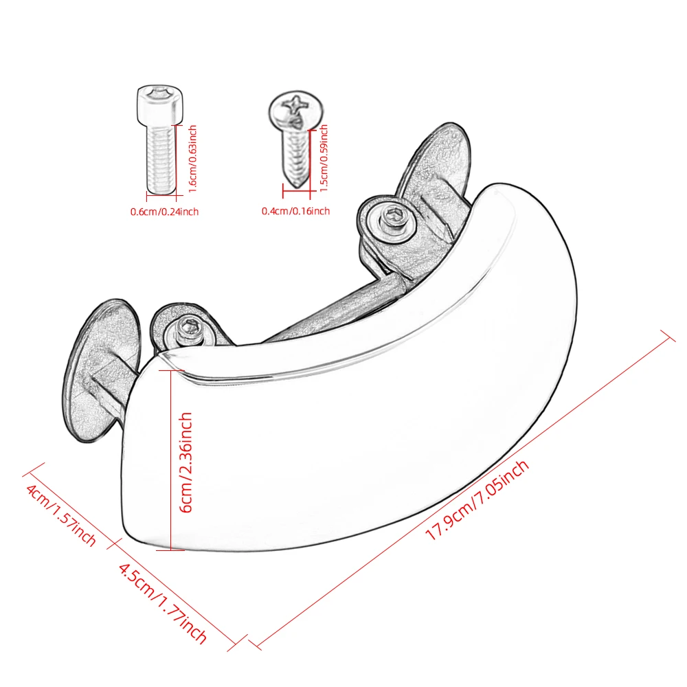 

For BMW R1200GS LC R1250GS F900R F850GS F800GS S1000XR G310GS Motorcycle 180 Degree Safety Rearview Mirror Give Full Rear View