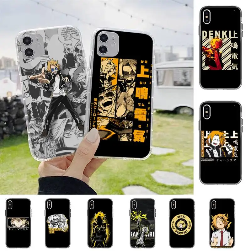 

Denki Kaminari My Hero Academia Phone Case For iPhone X XS MAX 6 6s 7 7plus 8 8Plus 5S SE 2020 XR 11 11pro max