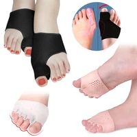 2pair toe silicone bunion guard forefoot pad orthopedic insoles toe separator finger toe separator correction pad foot care tool