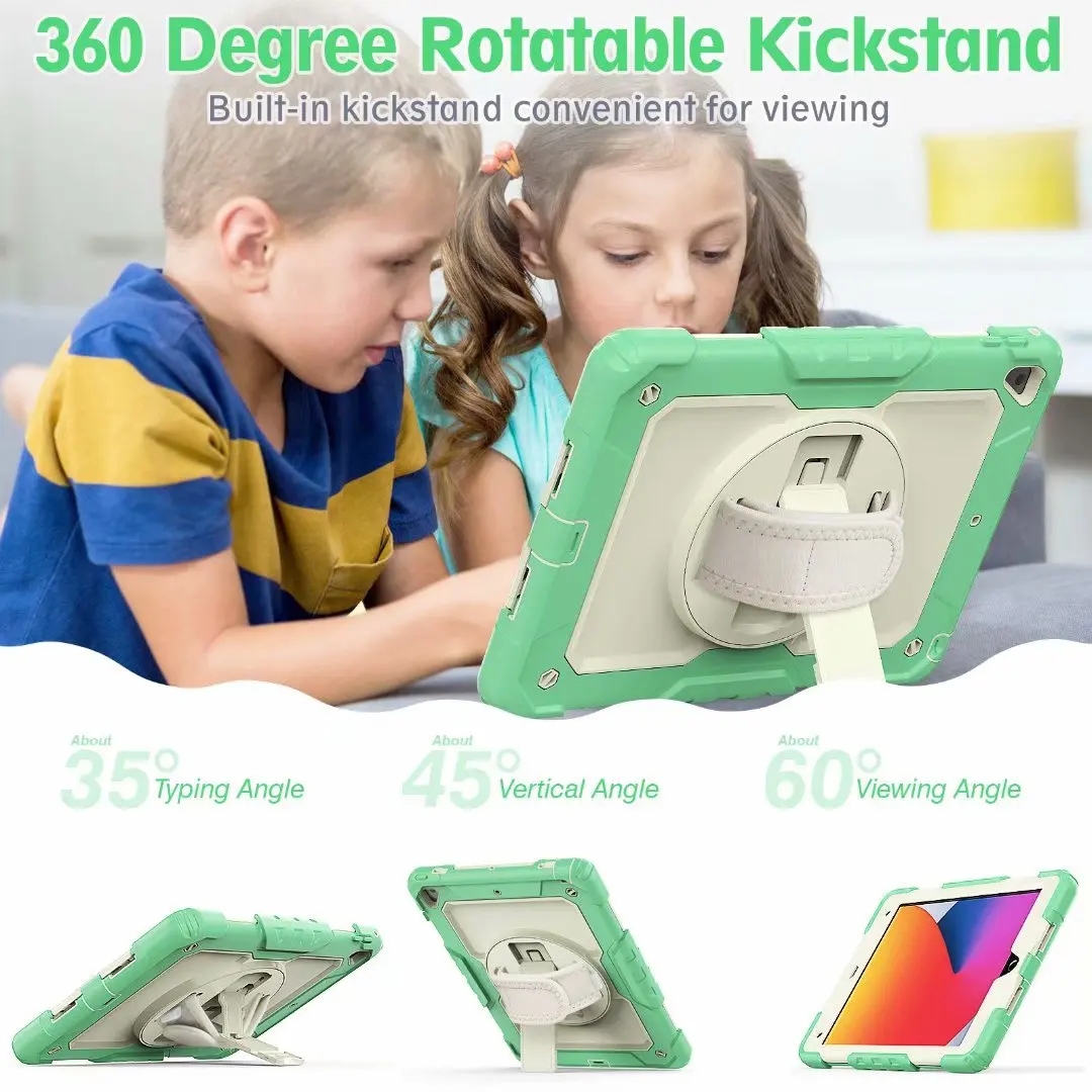 tablet case for ipad 6th 5th generation 9 7 heavy duty rubber kids shell with screen protector cover for ipad air 2 pro 9 7 case free global shipping