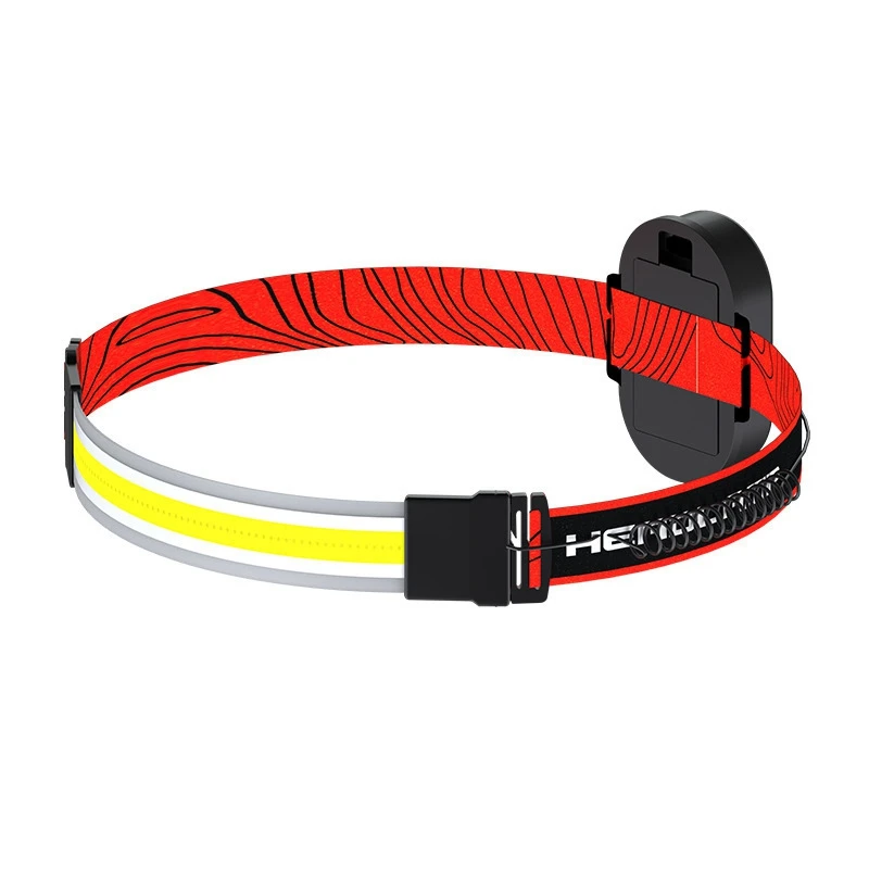 

2 Pack Head Light Lamp Flashlight LED Wide Beam Lightweight COB Bright Headlight for Fishing Running and Camping