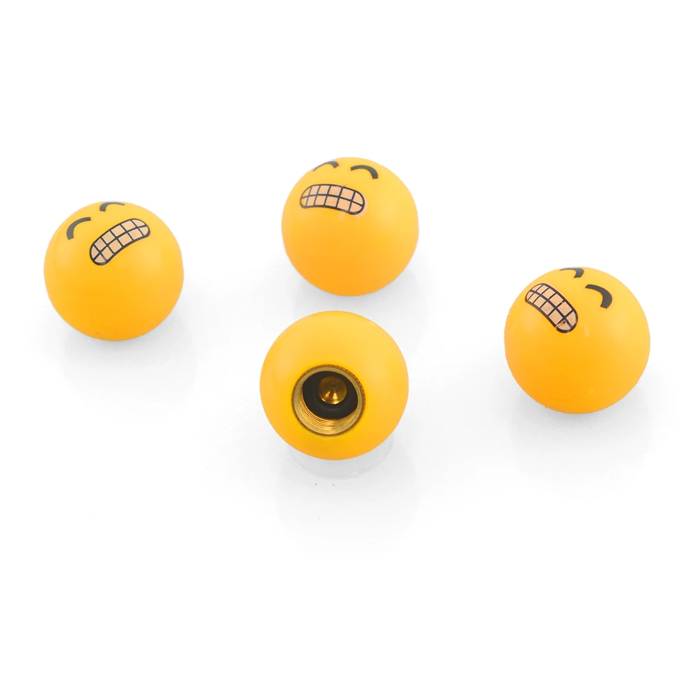 4 шт. колпачок воздушного клапана шины колеса пылезащитные стебли улыбающееся