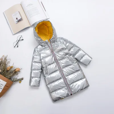 Детская куртка для маленьких мальчиков и девочек длинное пальто с капюшоном