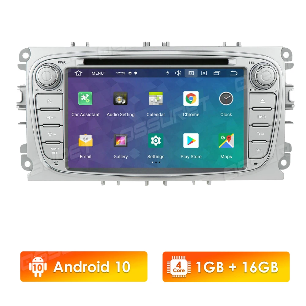 Для Ford focus 2 Mondeo S MAX Galaxy Transit Tourneo Din Android 10 автомобильное радио DVD Мультимедиа Стерео