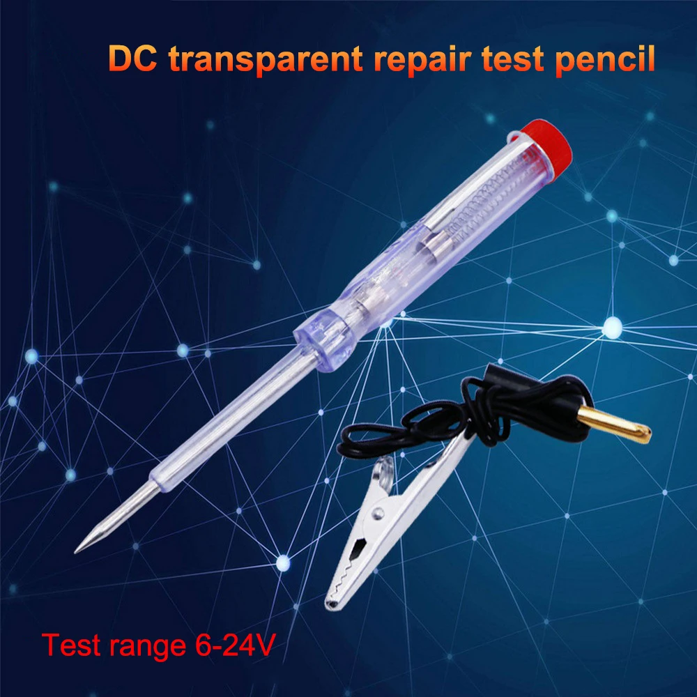 

DC 6V 12V 24V Car Circuit Tester Auto Car Light Circuit Tester Lamp VoltageProbe Light System Test Probe Lamp Test Pen Detector