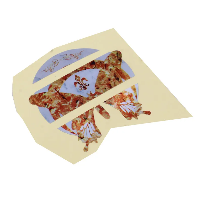 Наклейки с инкрустацией для гитары имитация абалона бабочки акустические гриф