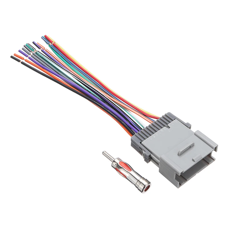 1pcs Stereo Radio Wiring Harness For GMC For Chevy For Buick Car Stereo Radio Wiring Harness Antenna Adapter Car Accessories