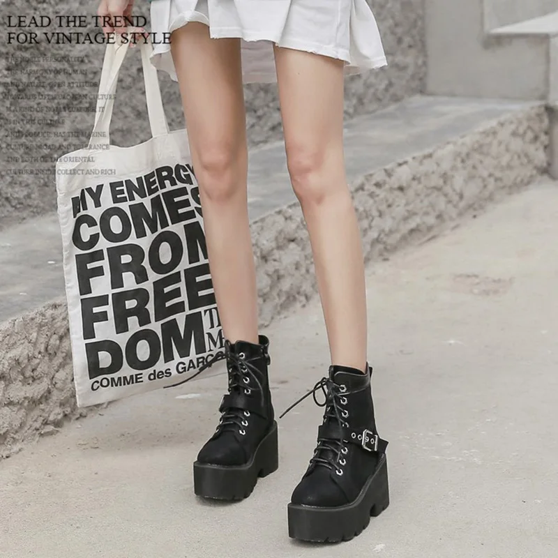 MONMOIRA/женские ботильоны с круглым носком и пряжкой на ремешке женские ботинки