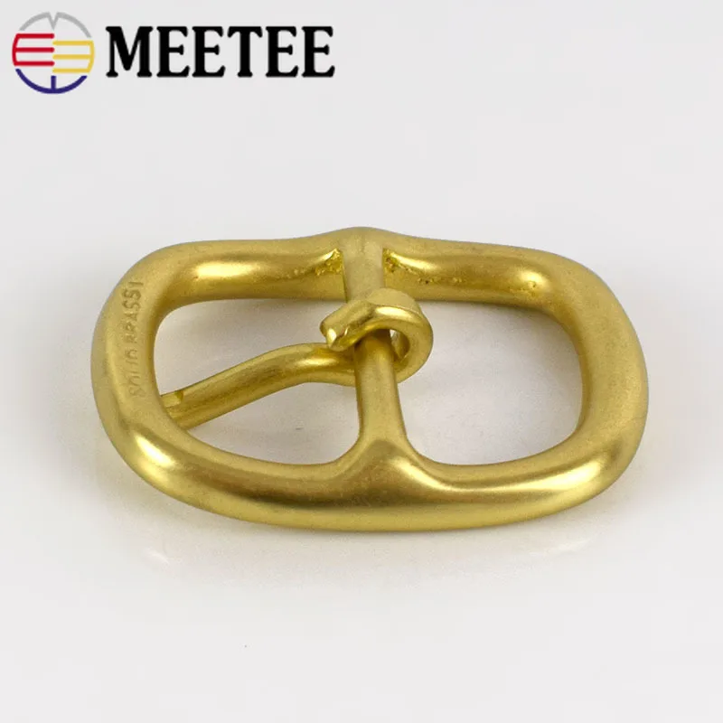 Однотонные латунные пряжки для ремня женщин металлическая пряжка с язычком