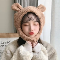2021 new hat for women in autumn and winter with cartoon thickening warm and ear protection fashionable lei feng