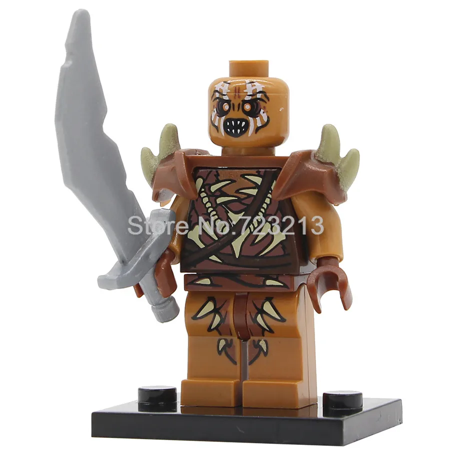 PG8183 Desolation of Smaug рисунок Фили дайн Ironfoot Kili Oin Gloin Dori Goblin ORCS строительные блоки модели кирпичи наборы игрушек - Цвет: ORCS