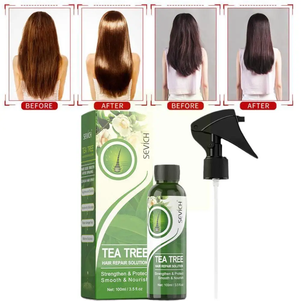 

Sevich Hair Smoothing Spray Tea Tree 100ml To Repair Nourishing Ironing Damaged Essence Hair Moisturing Hair Dyeing Care Dr X7I0