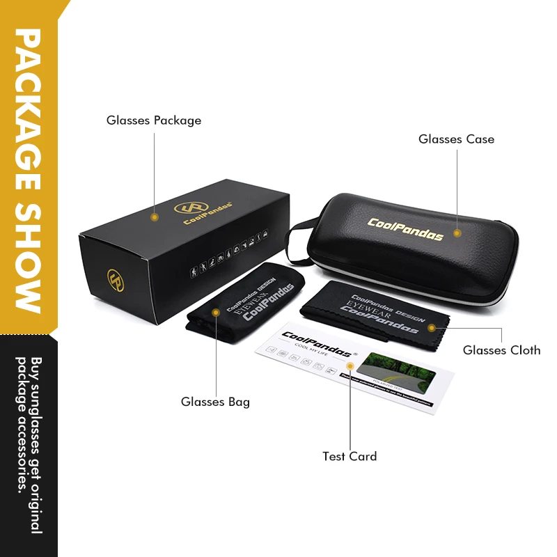 Солнцезащитные очки CoolPandas поляризационные для мужчин и женщин авиаторы с