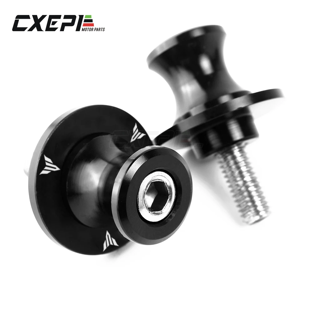 M6 для Yamaha MT-09 MT07 Tracer MT03 MT10 MT01 аксессуары для мотоциклов CNC алюминиевый маятник Катушки слайдер винт с логотипом