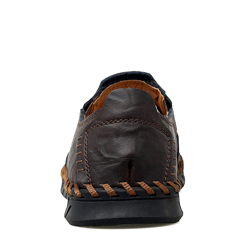 Мужские туфли из сплит-кожи на плоской подошве | Обувь