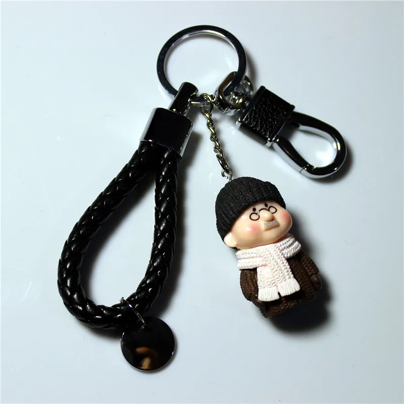 

Couple Keychain a Pair of Men 's and Women 's Car Key Chain Pendant Korean Cute Character Creative Ring Simple Gifts