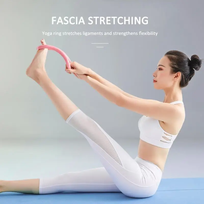 1PCS Yoga Ring Open Back Beautiful Artifact Pilates Circle Fitness Training Resistance Auxiliary Tool Calf | Спорт и развлечения