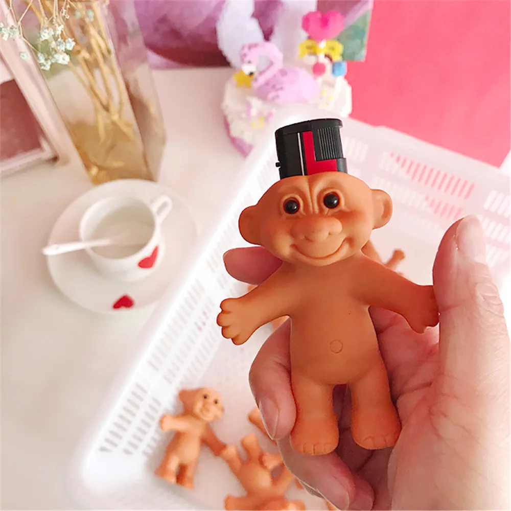 

Cute Troll Doll Lighterholder Lighter Holder Toys Rubber Lighter Case Hold Gift For Men Women Lighter Shell Case