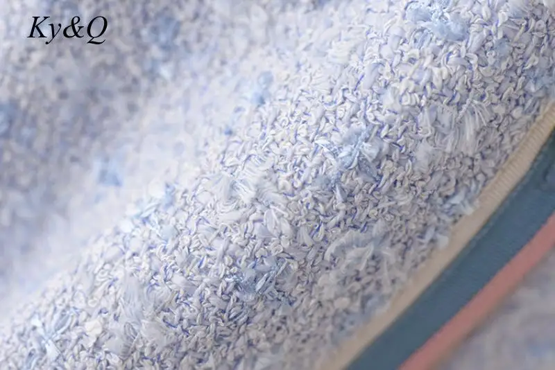 Женская твидовая куртка с длинным рукавом Повседневная приталенная в стиле