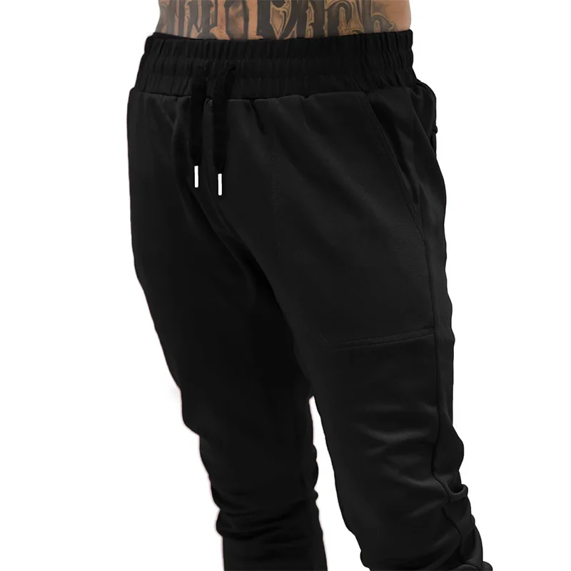 Autumn Men Gym Pants Fitness Joggers Cotton Streetwear Long Slim Fit Workout Sweatpants Outdoor Tracksuit Trousers | Мужская одежда