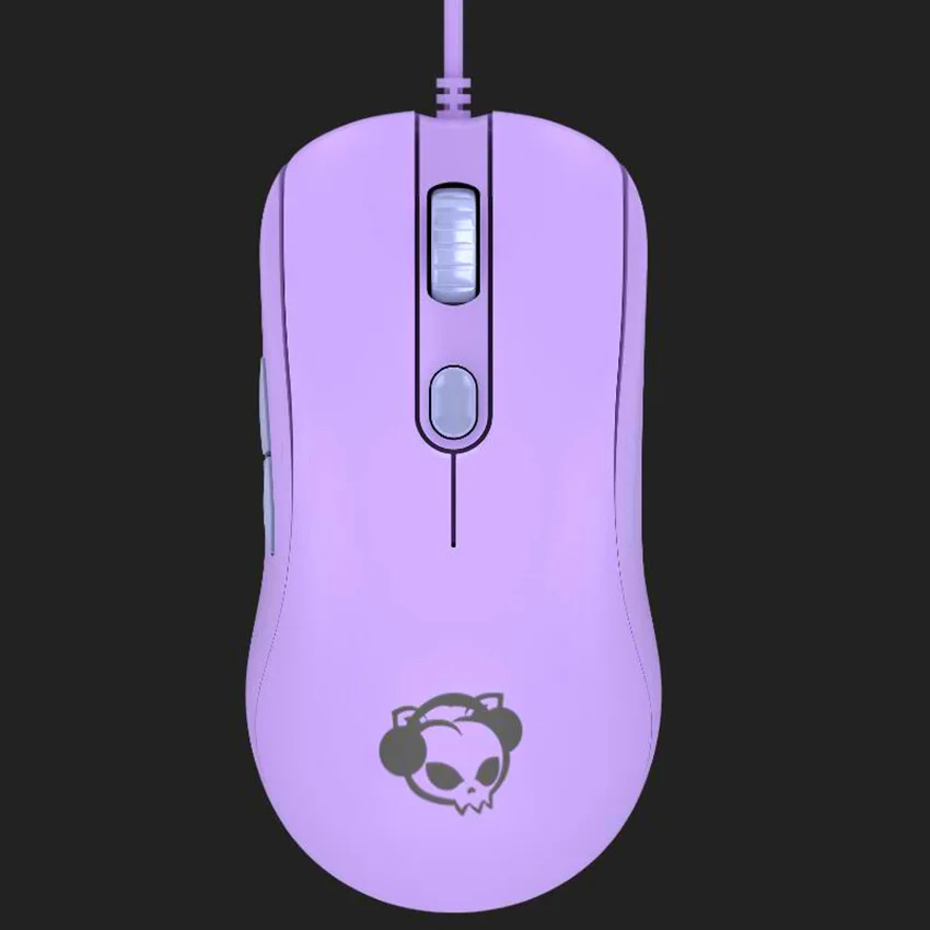 Purple AKKO мышь AG325 симметричная игровая мышь 5000 dpi чип PMW3325/Omron Micro Motion для игр дома и офиса - Цвет: Purple