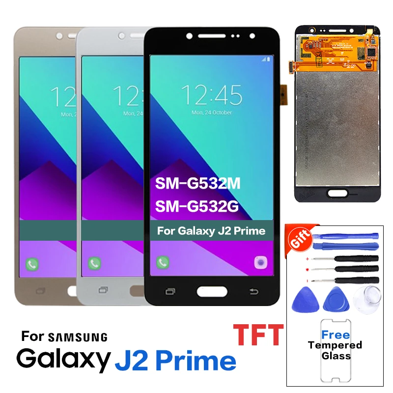 ЖК дисплей для Samsung Galaxy J2 Prime сменный сенсорный экран с цифровым преобразователем