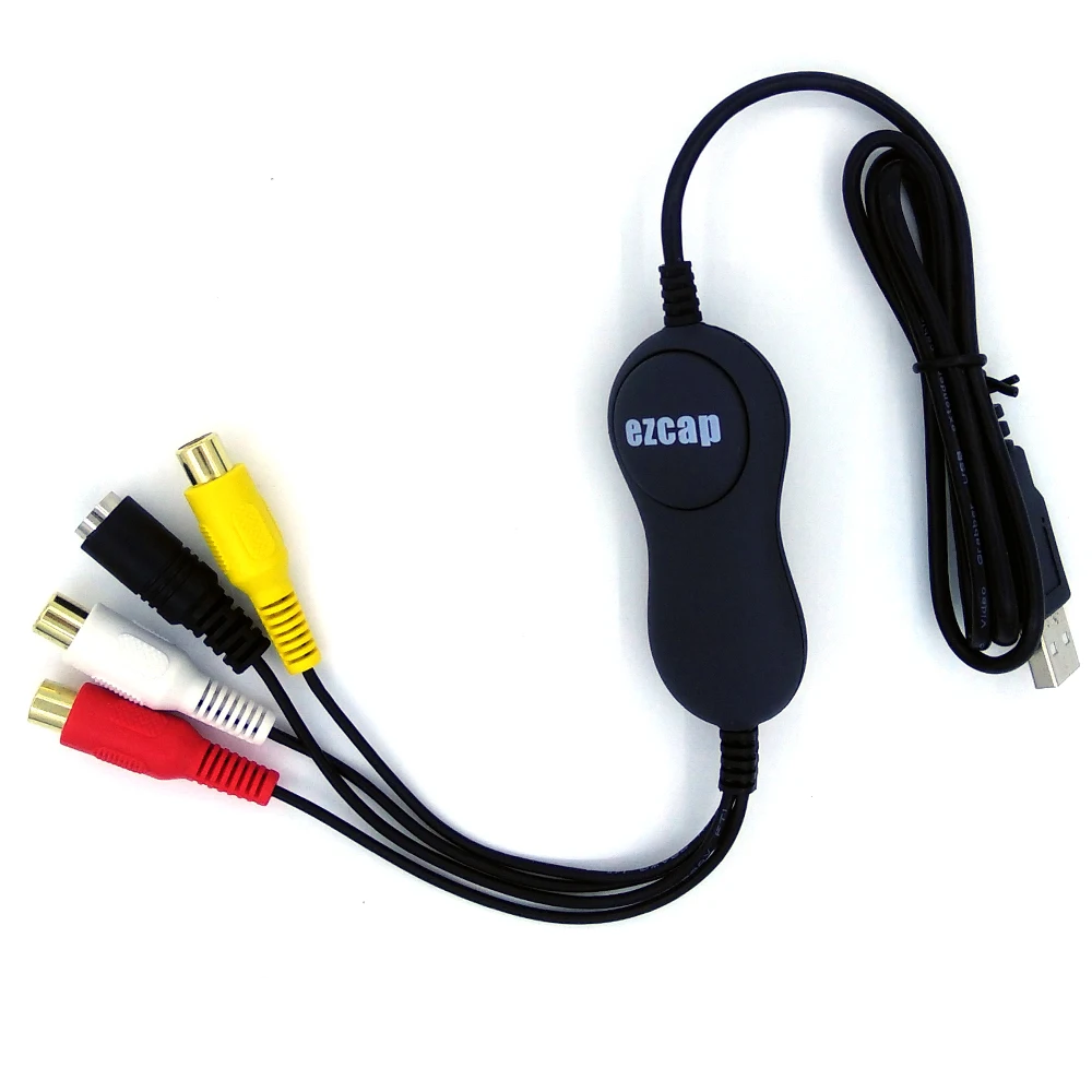 Adaptador Conversor de Captura de Áudio e Vídeo para Windows10 & Mac10.5 ou Posterior Ezcap159 Usb2.0 Placa sintonizadora de TV e vídeo