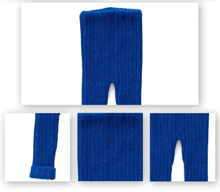 BLUE LEGGINGS Зимняя одежда для маленьких девочек юбка для девочек юбка-пачка для девочек Лоскутная вязаная юбка-пачка фиолетового цвета для малышей, vestidos, комплекты рождественской одежды - Цвет: BLUE LEGGINGS