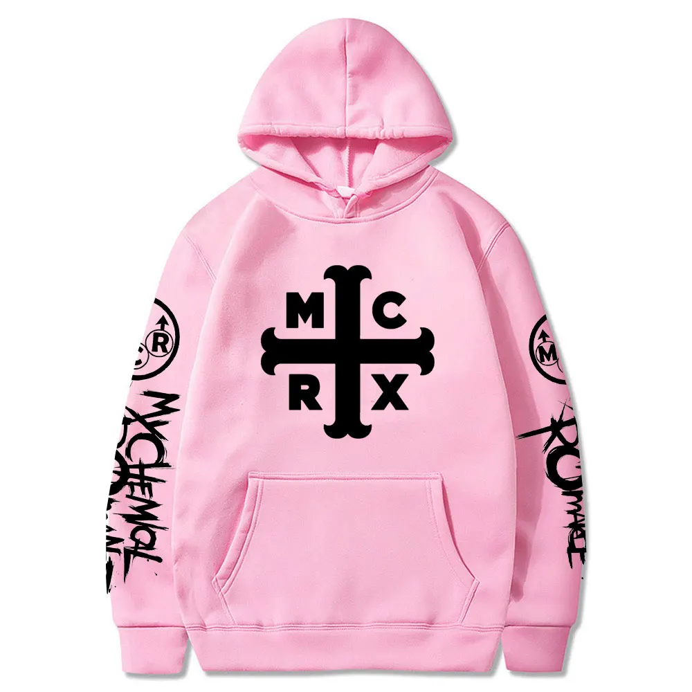 Толстовка с капюшоном My Chemical Romance для мужчин и женщин черная парадная толстовка в