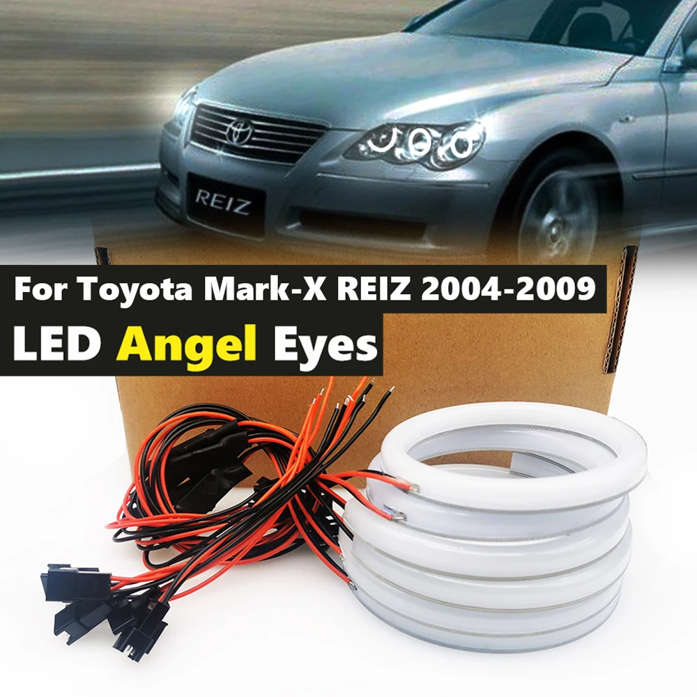 

Car Styling For Toyota Mark X REIZ 2004 2006 2007 2008 2009 Excellent Ultra bright Cotton Angel Eyes kit Halo Ring