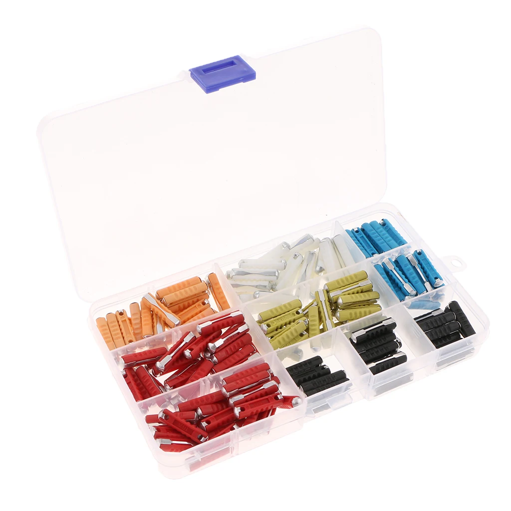 

200 шт континентальные предохранители, торпедный тип автомобильного предохранителя, Авто Предохранитель Ассортимент Комплект 5A-30A