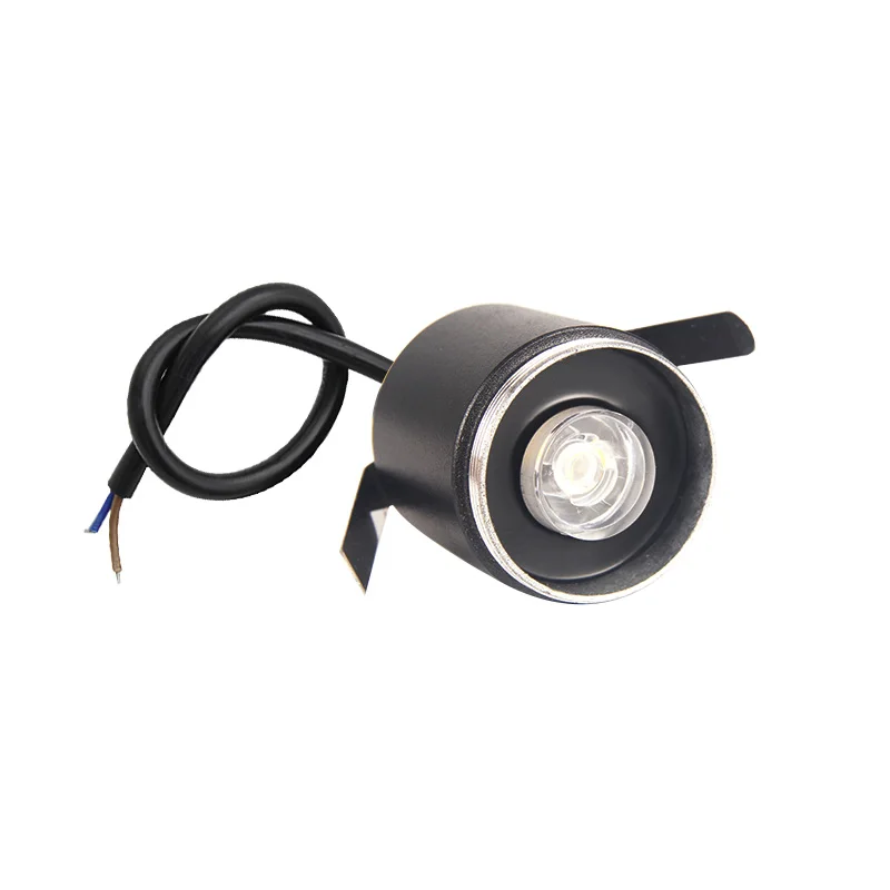 Черный светодиодный подземный светильник 3 Вт напольный для сада дорожки уличный