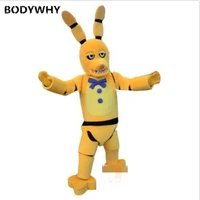 2020 yellow rabbit mascot costume high quality cosplay suits party game outfits advertising promotion carnival easter xmas
