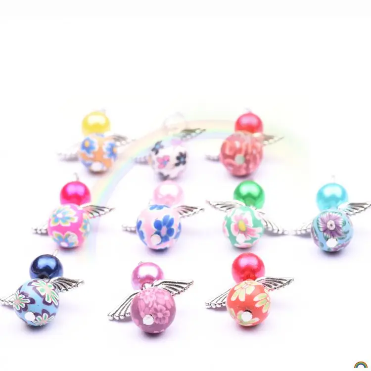 Ювелирные украшения в виде ангелов 150 шт. Подвески из искусственных Бусин DIY