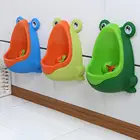 Мультяшная лягушка для ванной Детский горшок туалет тренировка мочи тренажер Писсуар для мальчиков большой емкости мультяшная лягушка
