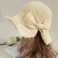 summer hat folding straw hat ladies summer outing sun hat panama straw hat seaside beach hat outdoor leisure holiday hat