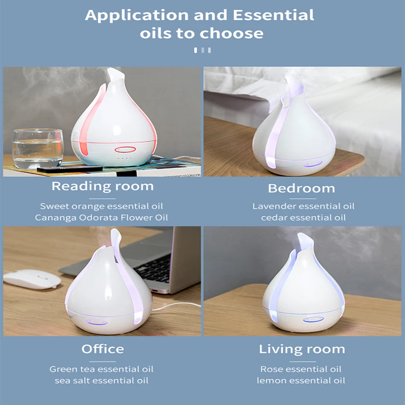 Увлажнитель воздуха электрический портативный диффузор ароматный с USB ночной