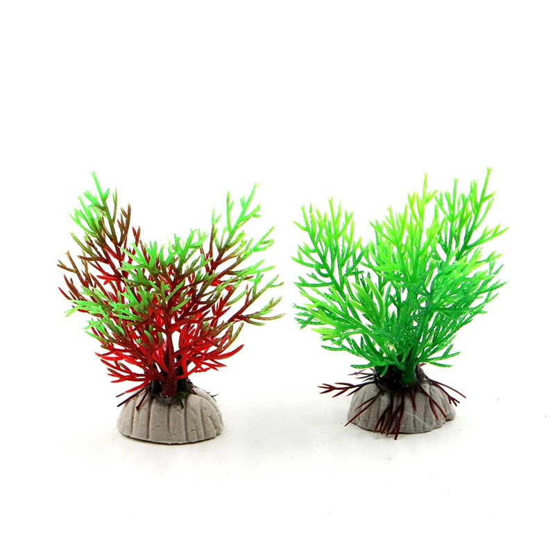 Горячее предложение подводный аквариум пластиковый растительный пейзаж